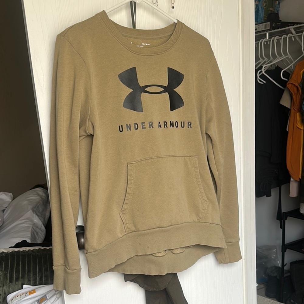 Under Armour green Crew Neck Sweater with Logo